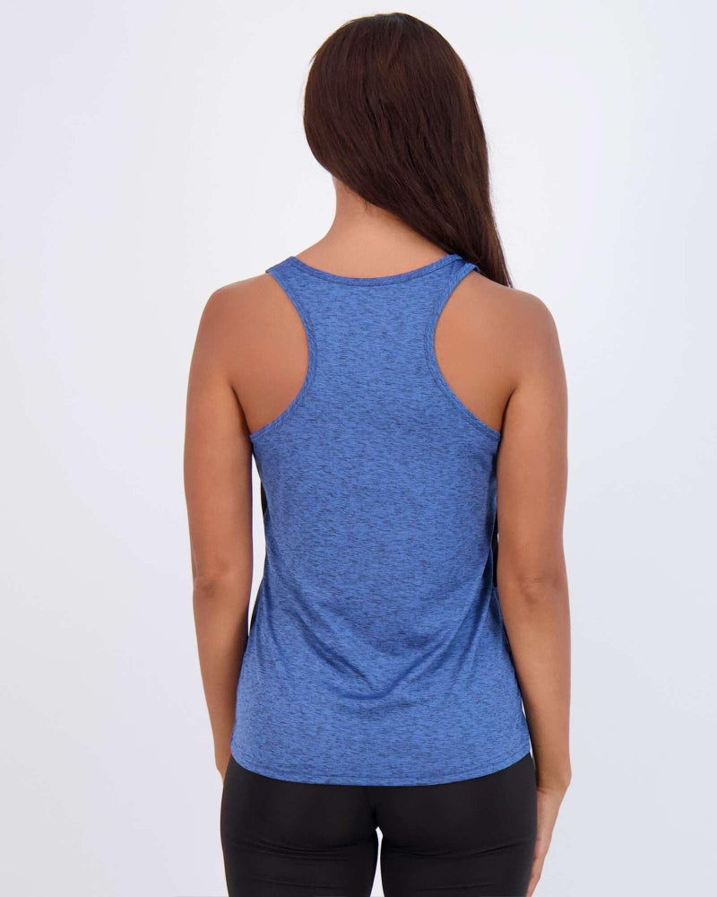 REALESSENTIALS 5 Pack: Womens Quick Dry Fit Ladies Tops Blouse Tee Athletic Yoga Workout Running Gym Active Tees Exercise Women Racerback Sleeveless Flowy Fitness Loose Fit Moisture Wicking Tank Top - Set 3,XL - Image 3